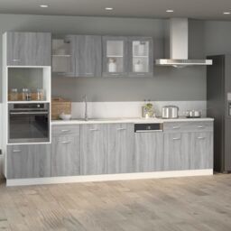 Berkfield Home Drawer Bottom Cabinet Grey Sonoma 80x46x81.5 cm Engineered Wood - thumbnail 3