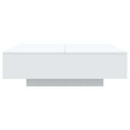 Berkfield Home Coffee Table White 100x100x31 cm Engineered Wood - Size: 100 x 100 x 31 cm - thumbnail 6