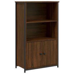 Berkfield Home Highboard Brown Oak 62x32x103.5 cm Engineered Wood - thumbnail 2
