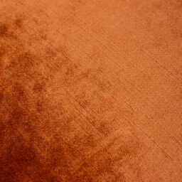 Paoletti Luxe Velvet Piped Cushion in Orange - Size: 55 cm x 55 cm - thumbnail 4