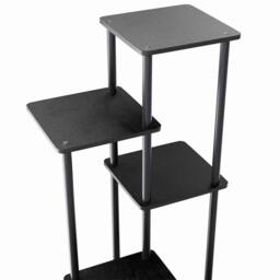Garden Sanctuary 6-Tier Plant Stand Plant Display in Black - thumbnail 8