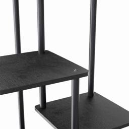 Garden Sanctuary 6-Tier Plant Stand Plant Display in Black - thumbnail 6