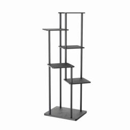 Garden Sanctuary 6-Tier Plant Stand Plant Display in Black - thumbnail 4