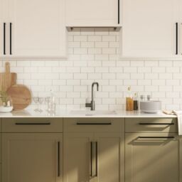 Berkfield Home Cabinet Handles 5 pcs Black 320 mm Stainless Steel - thumbnail 3