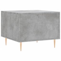 Berkfield Home Decorative Coffee Tables 2 pcs Concrete Grey 50x50x40 cm Engineer - Size: 50 x 50 x 40 cm - thumbnail 9