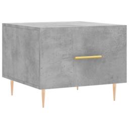 Berkfield Home Decorative Coffee Tables 2 pcs Concrete Grey 50x50x40 cm Engineer - Size: 50 x 50 x 40 cm - thumbnail 5