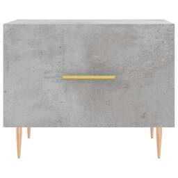 Berkfield Home Decorative Coffee Tables 2 pcs Concrete Grey 50x50x40 cm Engineer - Size: 50 x 50 x 40 cm - thumbnail 6