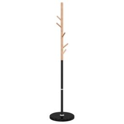 Berkfield Home Coat Stand Black 172 cm Powder-coated Iron - thumbnail 4
