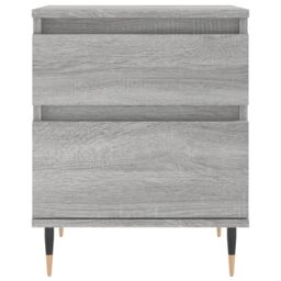 Berkfield Home Bedside Cabinets 2 pcs Grey Sonoma 40x35x50 cm Engineered Wood - Size: 40 x 35 x 50 cm - thumbnail 6