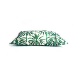 Voltico Palm Tree Pattern Garden Filled Cushion 60 × 40 cm in Green - Size: 40 cm x 60 cm - thumbnail 3