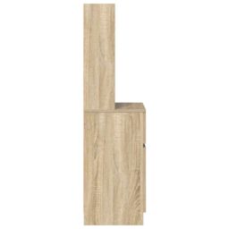 Berkfield Home Bedside Cabinet Sonoma Oak 39x35x125 cm Engineered Wood - Size: 39 x 35 x 125 cm - thumbnail 7
