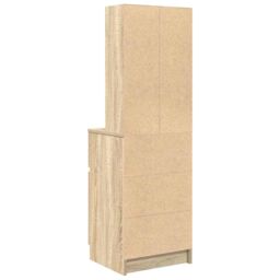 Berkfield Home Bedside Cabinet Sonoma Oak 39x35x125 cm Engineered Wood - Size: 39 x 35 x 125 cm - thumbnail 8