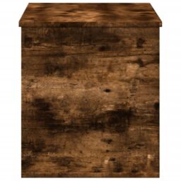 Berkfield Home Storage Box Smoked Oak 100x42x46 cm Engineered Wood in Brown - Size: 100 x 42 x 46 cm - thumbnail 5
