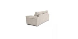 LUXURY LIFE Amalfi Collingdale Jumbo Cord Fabric Sofa Set in Cream - thumbnail 4