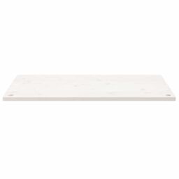 Berkfield Home Desk Top White 110x60x2.5 cm Solid Wood Pine - thumbnail 3