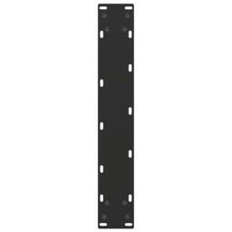 Berkfield Home Coffee Table Legs U-Shaped 2 pcs Black 50x(100-101) cm Steel - thumbnail 7