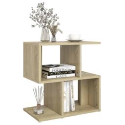 Berkfield Home Bedside Cabinets 2 pcs Sonoma Oak 50x30x51.5 cm Engineered Wood in Light Brown - thumbnail 4