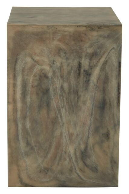 Orsina Minimalistic Faux Marble Stool, Contemporary Kitchen Bar Seat, Durable Wooden Bar Stool, Decorative Seat in Natural - image 1