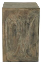 Orsina Minimalistic Faux Marble Stool, Contemporary Kitchen Bar Seat, Durable Wooden Bar Stool, Decorative Seat in Natural