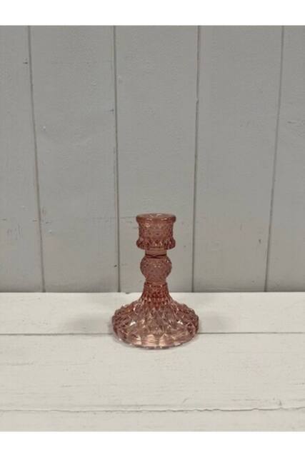 KDMD Rose Glass Candle Holder - image 1