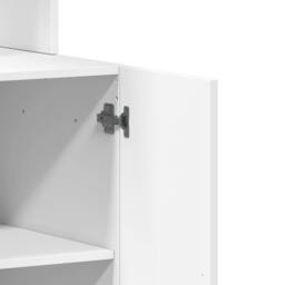Berkfield Home Kitchen Cabinet White 60x50x180 cm Engineered Wood - Size: 60 x 50 x 180 cm - thumbnail 9