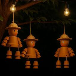 Green Thumbz Men's Terracotta Flower Pot Garden Ornaments - Gift For Grandad - thumbnail 7