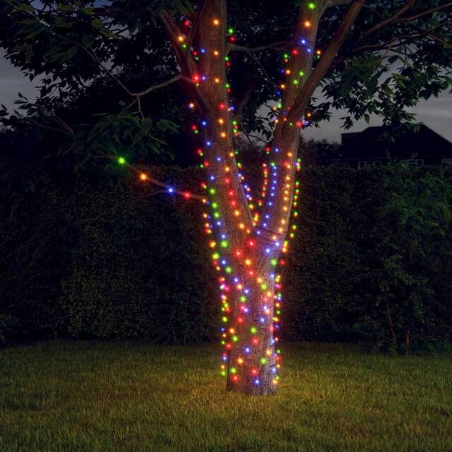 Berkfield Home Solar Fairy Lights 5 pcs 5x200 LED Colourful Indoor Outdoor - image 1