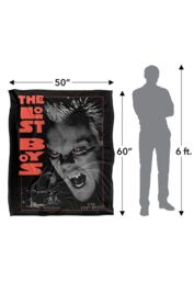 Warner Brothers The Lost Boys Silky Touch Super Soft Throw Blanket 152x127cm in White - Size: 152x127 cm - thumbnail 3