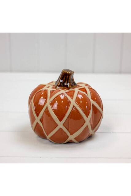 KDMD Orange Elegant Cosy Ceramic Pumpkin - image 1