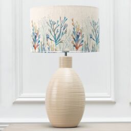 Voyage Maison Epona Table Lamp With Coral Eva Lampshade in Cream - thumbnail 1