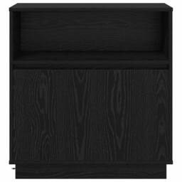 Berkfield Home Sideboard with LED Black Oak 71x34, 5x75 cm Engineered Wood - thumbnail 8