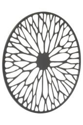 Orsina Trento small Black Floral Design Wall Art - thumbnail 2