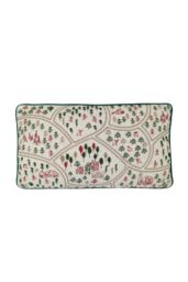 Catherine Lansfield 'Christmas Ski Village' Embroidered Cushion in Natural - Size: 30 cm x 50 cm - thumbnail 3