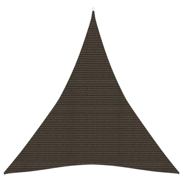 Berkfield Home Sunshade Sail 160 g/m ² Brown 3x4x4 m HDPE - image 1