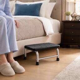 KORVIXA Non-Slip Shower Step Stool in Black - thumbnail 5