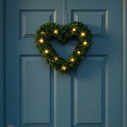 Garden Greatness Solar Hanging Topiary Heart Light - Size: 1 Pack - thumbnail 2