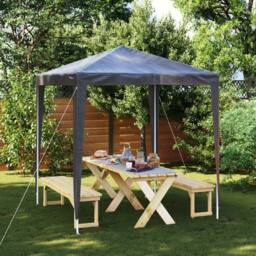 Berkfield Home Professional Party Tent 2x2 m Anthracite in Black - thumbnail 2