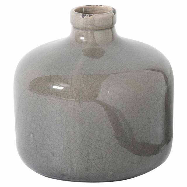 Lemon Pavilion Furniture and Decor Garda Glazed Eve Vase - Ceramic - L29 x W29 x H29 cm - Grey - image 1