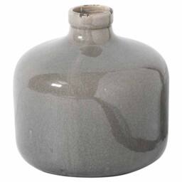 Lemon Pavilion Furniture and Decor Garda Glazed Eve Vase - Ceramic - L29 x W29 x H29 cm - Grey - thumbnail 1