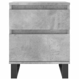 Berkfield Home Modern Bedside Cabinet Concrete Grey 40x35x50 cm Engineered Wood - Size: 40 x 35 x 50 cm - thumbnail 5