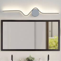 NIVOR 1 Light Dimmable Chrome Flush Mounted Sconce LED Wall Lamp Remote in Silver - thumbnail 5