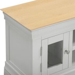 Seconique Bordeaux Small TV Stand (Fully Assembled) in Light Grey - thumbnail 8