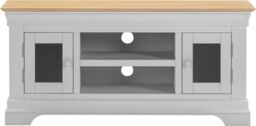 Seconique Bordeaux Small TV Stand (Fully Assembled) in Light Grey - thumbnail 4