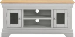 Seconique Bordeaux Small TV Stand (Fully Assembled) in Light Grey - thumbnail 3