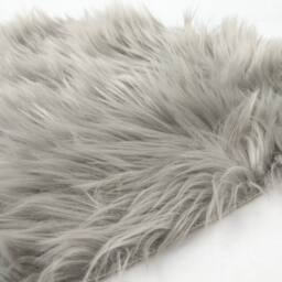 New Edge Blinds Premium Luxury Faux Fur Rug, 50cm x 80cm in Silver - Size: 50 cm x 80 cm - thumbnail 4