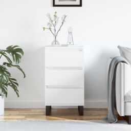 Berkfield Home Sideboard White 40x35x70 cm Engineered Wood - Size: 40 x 35 x 70 cm - thumbnail 1