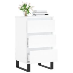 Berkfield Home Sideboard White 40x35x70 cm Engineered Wood - Size: 40 x 35 x 70 cm - thumbnail 4