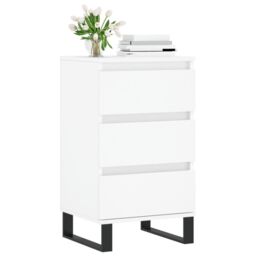 Berkfield Home Sideboard White 40x35x70 cm Engineered Wood - Size: 40 x 35 x 70 cm - thumbnail 3