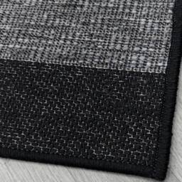 runrug Hallway Carpet Runner Rug - Hardwearing & Durable, 7mm - 'Jenga' in Dark Grey - Size: 66 cm x 150 cm - thumbnail 2