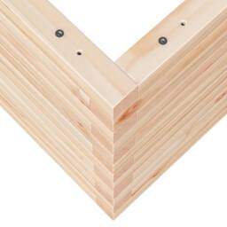 Berkfield Home Decorative Garden Planter 70x40x45.5 cm Solid Wood Pine in Natural - thumbnail 8